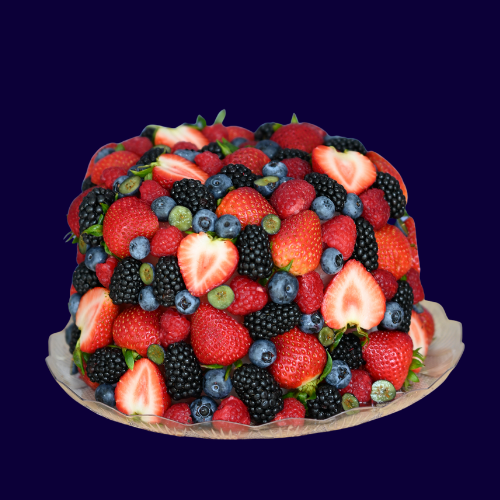 Berries Watermelon Cake